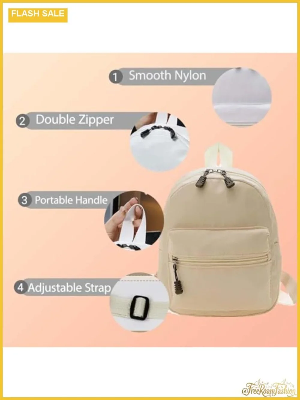 Mini Backpack for Women Small Lightweight Casual Travel Work